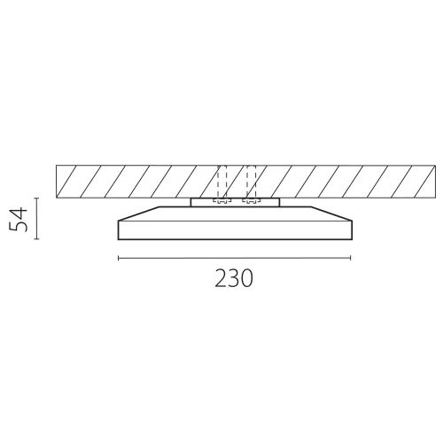 Светильник потолочный LED Arco 225720 Lightstar белый на 1 лампу, основание белое в стиле современный круглый фото 2