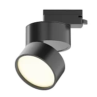 Трековый светильник Onda 3000K 12Вт 120° Single phase track system Unity TR007-1-12W3K-B-1 Maytoni чёрный для шинопроводов серии Single phase track system Unity чёрный
