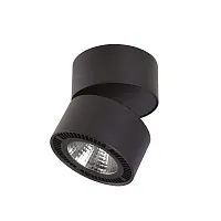 Светильник накладной LED Forte Muro 213817 Lightstar чёрный 1 лампа, основание чёрное в стиле современный круглый