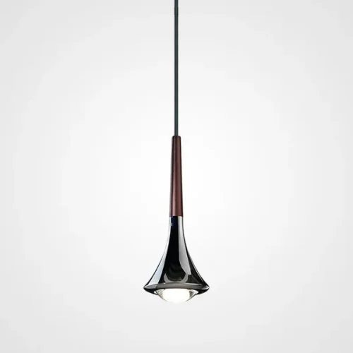 Светильник подвесной CAI Brass 219211-23 ImperiumLoft прозрачный 1 лампа, основание латунь в стиле скандинавский минимализм  фото 3