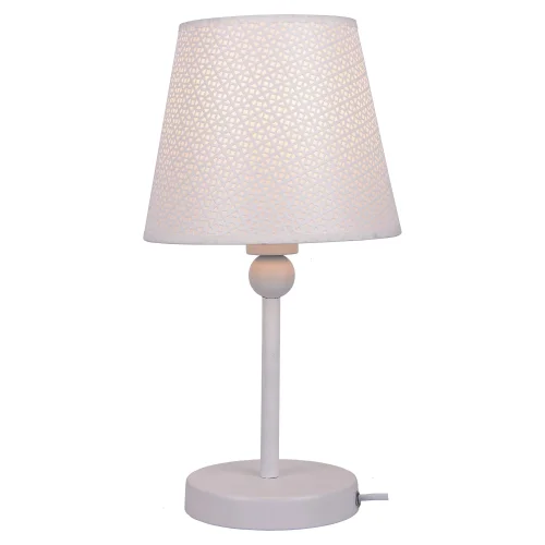 Настольная лампа Hartford GRLSP-0541 Lussole белая 1 лампа, основание белое металл в стиле классический 