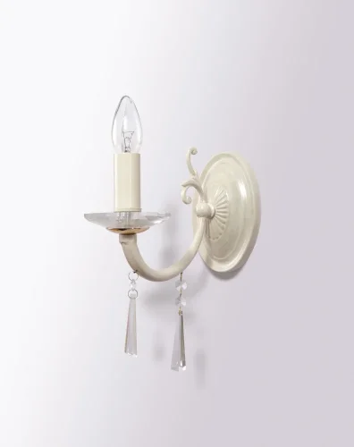 Бра LECCE W137.1 Lucia Tucci без плафона на 1 лампа, основание белое в стиле классический арт-деко 