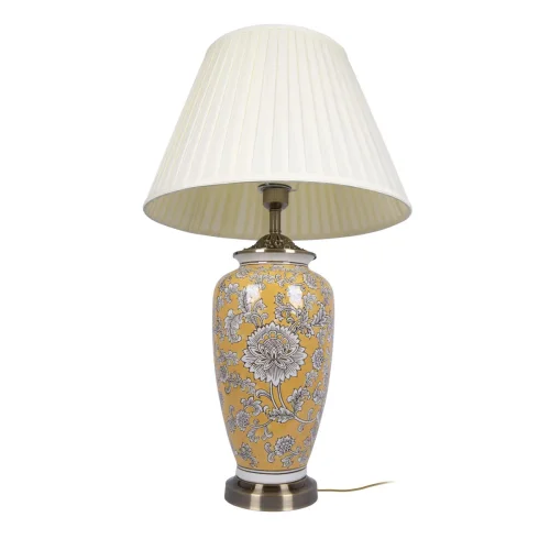 Настольная лампа Millefleurs 10266T/L LOFT IT бежевая на 1 лампу, основание жёлтое керамика в стиле классический современный фото 3