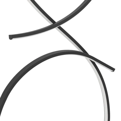 Торшер LED Serpins 901271 Eglo чёрный на 1 лампу, основание чёрное в стиле современный хай-тек фото 4