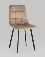 Стул Chilly, велюр мокка (набор 2шт) УТ000039335 Stool Group, коричневый/велюр, ножки/металл/, размеры - *860***460*560