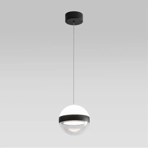 Светильник подвесной LED Roni 5075/9L Odeon Light белый 1 лампа, основание чёрное в стиле современный шар встраиваемый фото 5