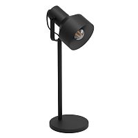 Настольная лампа офисная Casibare 99554 Eglo чёрная 1 лампа, основание чёрное металл в стиле современный 