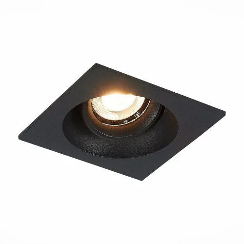 Светильник точечный Misura ST208.418.01 ST-Luce чёрный 1 лампа, основание чёрное в стиле современный хай-тек  фото 3