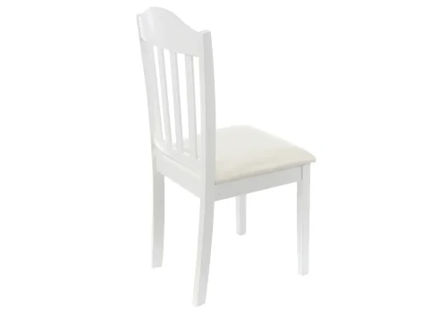 Cтул Миди уайт 11005 Woodville, белый/искусственная кожа, ножки/дерево/белый, размеры - ****430*470 фото 9