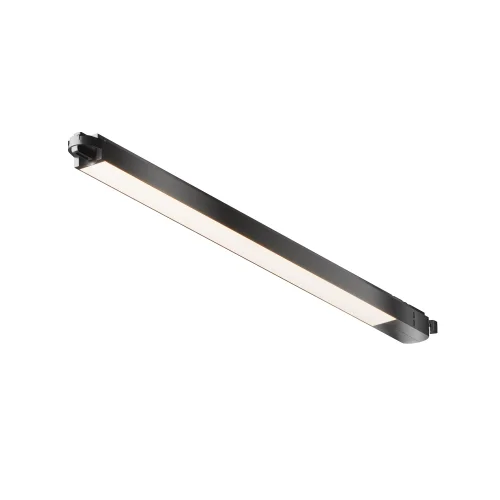 Трековый светильник LED Single phase track system TR000-1-24W3K-B Maytoni чёрный для шинопроводов серии Single phase track system чёрный