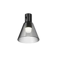 Трековый светильник LED Magnetic trаck system Flarity TR147-1-3W3K-B Maytoni чёрный серый для шинопроводов серии Magnetic trаck system Flarity чёрный