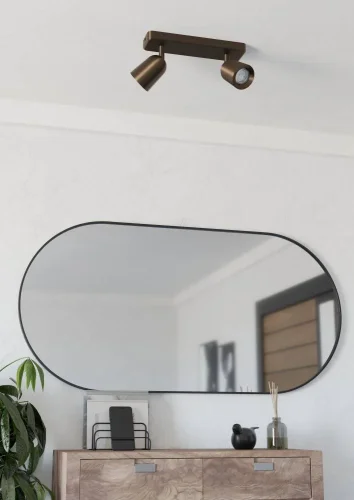 Спот с 2 лампами Camaldoli 901949 Eglo бронзовый GU10 в стиле современный фото 2 Спот с 2 лампами Camaldoli 901949 Eglo бронзовый GU10 в стиле современный фото 2