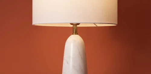 Настольная лампа MarmoLatte FR2054TL-01BS3 Freya белая на 1 лампу, основание белое мрамор металл в стиле классический кантри фото 5 Настольная лампа MarmoLatte FR2054TL-01BS3 Freya белая на 1 лампу, основание белое мрамор металл в стиле классический кантри фото 5