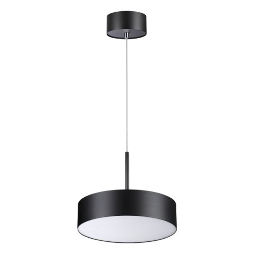 Светильник подвесной LED Prometa 358762 Novotech чёрный 1 лампа, основание чёрное в стиле современный хай-тек 