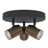 Спот с 3 лампами Consuma 300591 Eglo бронзовый GU10 в стиле современный 