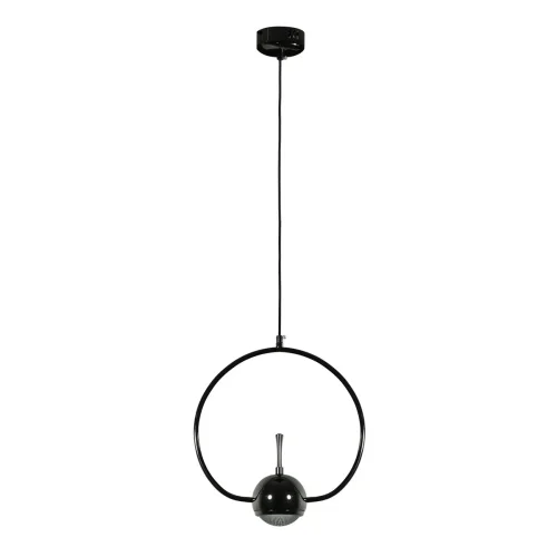 Светильник подвесной LED Nuance 8140-B LOFT IT чёрный 1 лампа, основание чёрное в стиле лофт минимализм 