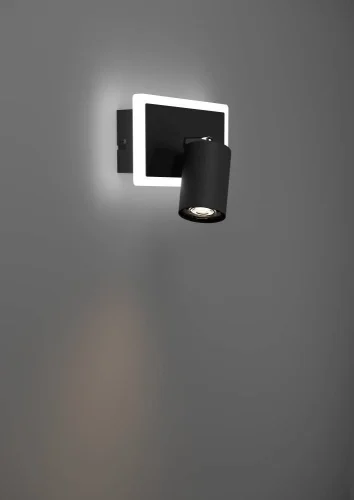 Бра LED Rimbocchi 901634 Eglo чёрный на 1 лампу, основание чёрное в стиле современный фото 6 Бра LED Rimbocchi 901634 Eglo чёрный на 1 лампу, основание чёрное в стиле современный фото 6