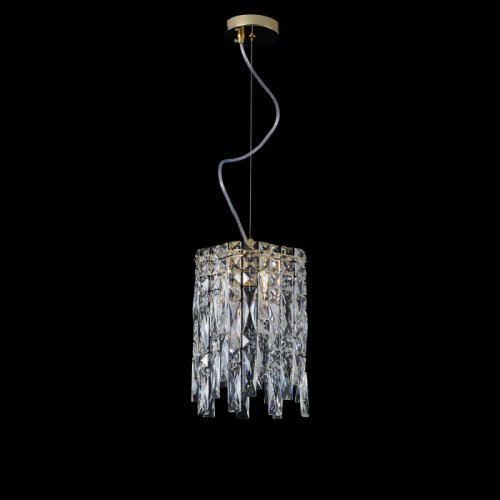 Светильник подвесной ABRIL SP2 GOLD Crystal Lux прозрачный на 2 лампы, основание золотое в стиле классический фото 4 Светильник подвесной ABRIL SP2 GOLD Crystal Lux прозрачный на 2 лампы, основание золотое в стиле классический фото 4