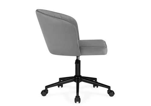 Компьютерное кресло Дэни темно-серый / черный 560017 Woodville, серый/велюр, ножки/металл/чёрный, размеры - *920***620*620 фото 3