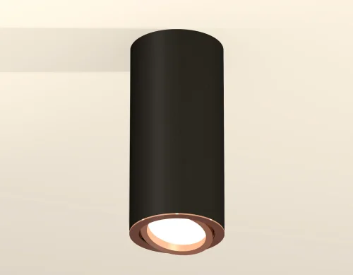 Светильник накладной XS7443005 Ambrella light чёрный 1 лампа, основание чёрное в стиле хай-тек современный круглый фото 4