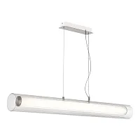 Светильник подвесной LED Enfys SL2010.113.01 ST-Luce прозрачный белый на 1 лампу, основание никель в стиле современный 