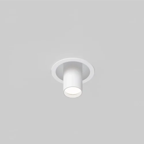 Светильник точечный Focus S C048CL-01-GU10-W Maytoni белый 1 лампа, основание белое в стиле современный хай-тек трубочки круглый фото 4
