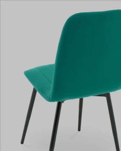 Стул Easy new велюр зеленый УТ000041668 Stool Group, зелёный/велюр, ножки/металл/чёрный, размеры - ***** фото 6