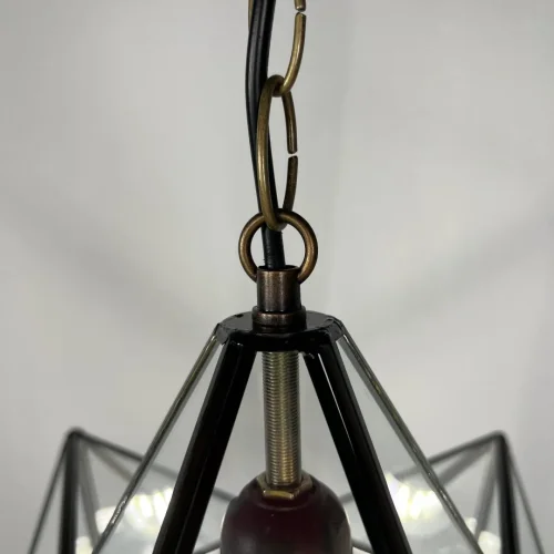 Светильник подвесной Star 189646-26 ImperiumLoft серый 1 лампа, основание чёрное в стиле современный  фото 4
