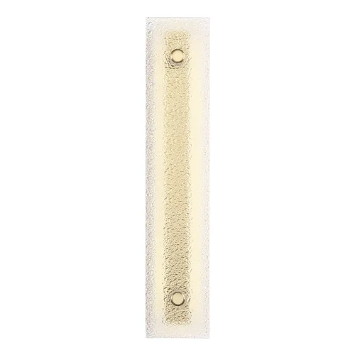 Бра LED Fagy SL6245.201.01 ST-Luce прозрачный на 1 лампу, основание золотое в стиле современный 