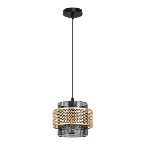 Светильник подвесной Grid A7069SP-1BK Arte Lamp чёрный на 1 лампу, основание чёрное в стиле лофт современный 