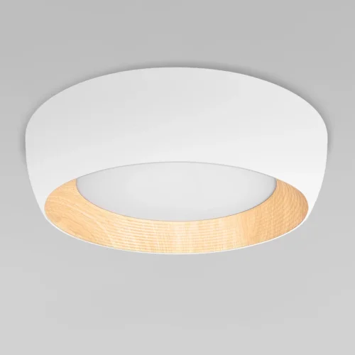 Светильник потолочный LED Folk 10255/500 White LOFT IT белый на 1 лампу, основание белое в стиле современный 