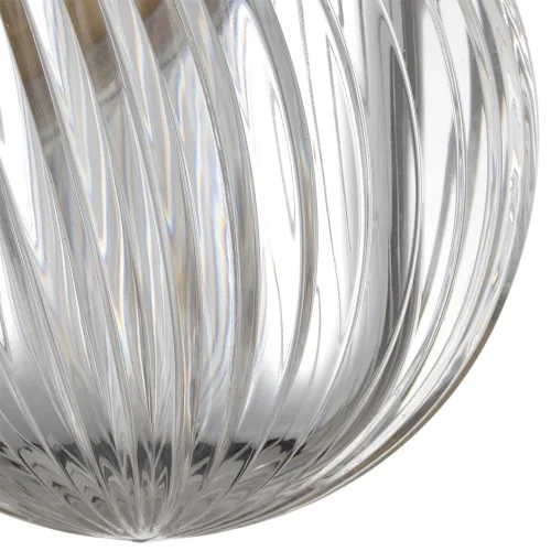 Светильник подвесной LED Rimini 8083/1A Lumion прозрачный на 1 лампу, основание золотое в стиле минимализм фото 8