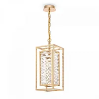Светильник подвесной Tening MOD060PL-01G Maytoni золотой прозрачный 1 лампа, основание золотое в стиле современный 