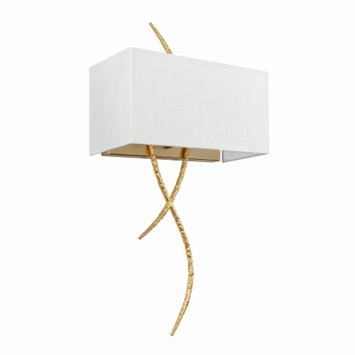 Бра Romance 10457 Gold LOFT IT белый на 2 лампы, основание золотое в стиле современный арт-деко фото 3
