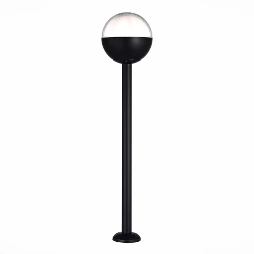 Парковый светильник Ombra SL9000.405.01 ST-Luce уличный IP54 чёрный 1 лампа, плафон белый в стиле современный E27