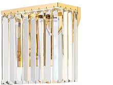 Бра Enio E 2.20.100 GP Arti Lampadari прозрачный 2 лампы, основание золотое в стиле классический 