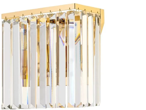 Бра Enio E 2.20.100 GP Arti Lampadari прозрачный на 2 лампы, основание золотое в стиле классический 