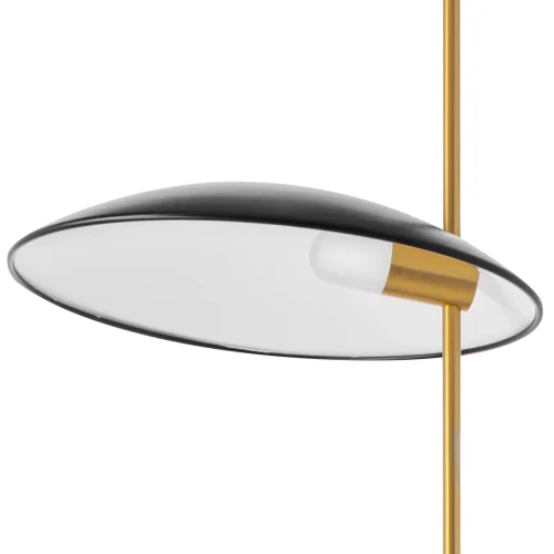 Торшер LED Marmara 801717 Lightstar  чёрный белый 1 лампа, основание золотое белое в стиле арт-деко
 фото 7