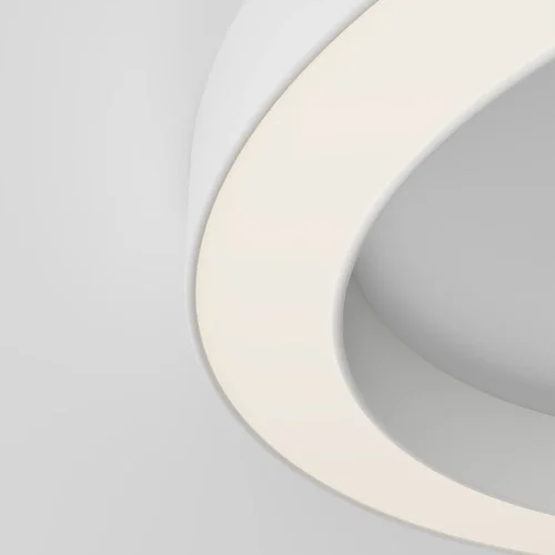 Светильник потолочный LED Lua C093CL-45W3K-W Maytoni белый на 1 лампу, основание белое в стиле современный хай-тек круглый фото 4