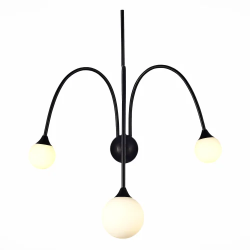 Бра Vive SL1187.401.03 ST-Luce белый на 3 лампы, основание чёрное в стиле минимализм 