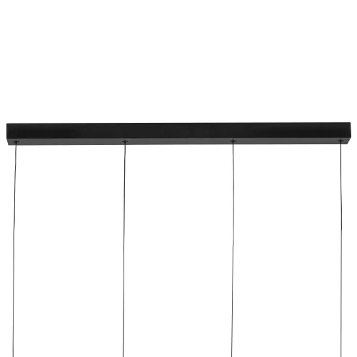Светильник подвесной LED Corinto 637117 Lightstar белый чёрный на 1 лампу, основание чёрное в стиле хай-тек современный линейный фото 4