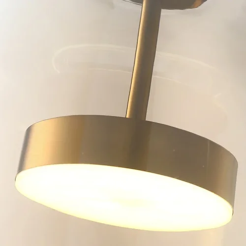 Светильник подвесной DAUPHIN A Grey 151867-26 ImperiumLoft серый на 1 лампу, основание золотое в стиле лофт современный фото 2 Светильник подвесной DAUPHIN A Grey 151867-26 ImperiumLoft серый на 1 лампу, основание золотое в стиле лофт современный фото 2