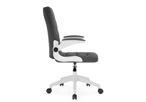 Компьютерное кресло Elga dark gray / white 15609 Woodville, серый/ткань, ножки/пластик/белый, размеры - *1040***630*590 фото 4