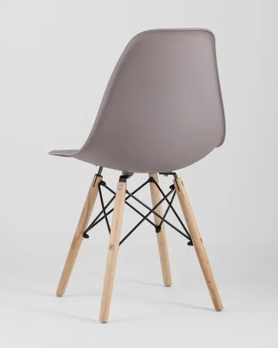 Стул EAMES, темно-серый 4шт. (набор) УТ000037612 Stool Group, /, ножки/массив бука/бежевый, размеры - *815***460*530 фото 6