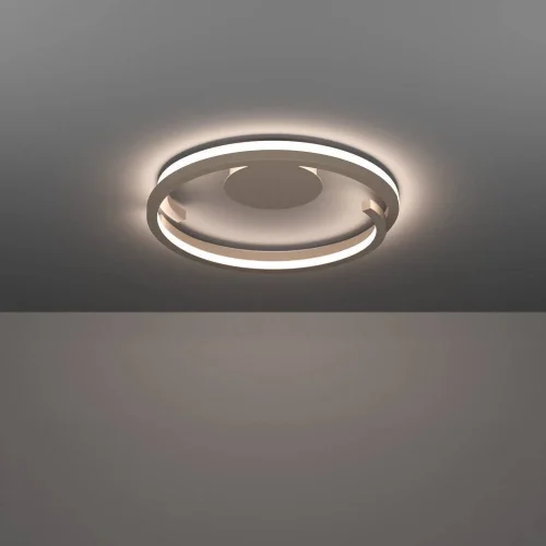 Светильник потолочный LED Mezzomonte 901823 Eglo бежевый на 1 лампу, основание бежевое в стиле современный хай-тек фото 6