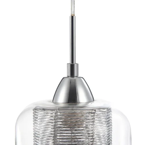 Светильник подвесной Wellington FR5314-PL-01-CH Freya прозрачный 1 лампа, основание хром в стиле современный  фото 3