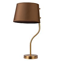 Настольная лампа Хилтон / Hilton 10527T Brass LOFT IT коричневая на 1 лампу, основание латунь металл в стиле современный американский Настольная лампа Хилтон / Hilton 10527T Brass LOFT IT коричневая на 1 лампу, основание латунь металл в стиле современный американский