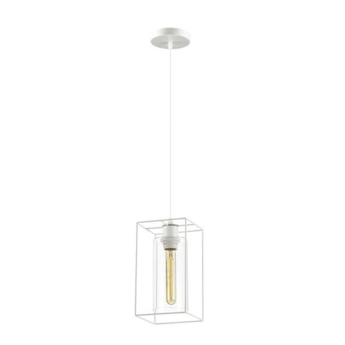 Светильник подвесной лофт Elliot 3732/1 Lumion прозрачный 1 лампа, основание белое в стиле лофт 
