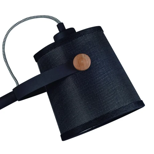 Настольная лампа NORDICA E27 4923 Mantra чёрная 1 лампа, основание чёрное металл в стиле скандинавский минимализм  фото 3