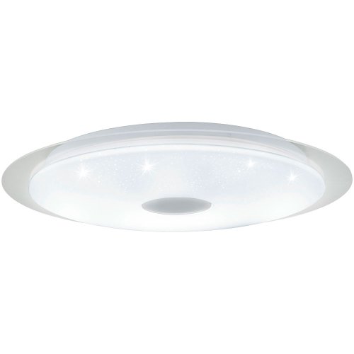 Светильник потолочный LED с пультом Moratica-A 98219 Eglo белый 1 лампа, основание белое в стиле современный с пультом